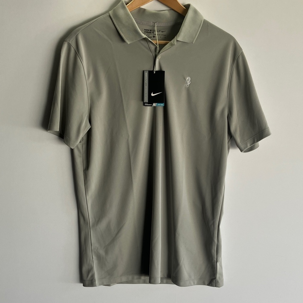 Nike GOLF Standard Fit Men's Olive Polo Shirt